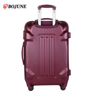<strong>Lightest</strong> ABS Iron Trolley Bag Combination Lock Classic Style Eco-Friendly Unisex Travel <strong>Suitcase</strong> 210D Polyester Lining Fixed - Product Image 1