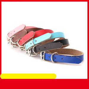 Venta al por mayor del fabricante multi-Colores gato mascota perro <span class=keywords><strong>collar</strong></span> de cuero - Product Image 6