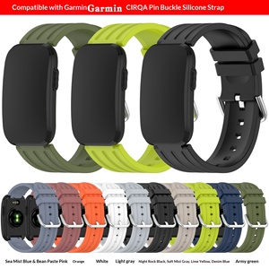 <span class=keywords><strong>Bracelet</strong></span> de sport souple en silicone à boucle ardillon de <span class=keywords><strong>20</strong></span> <span class=keywords><strong>mm</strong></span> pour <span class=keywords><strong>bracelet</strong></span> connecté <span class=keywords><strong>Garmin</strong></span> Cirqa - Product Image 3