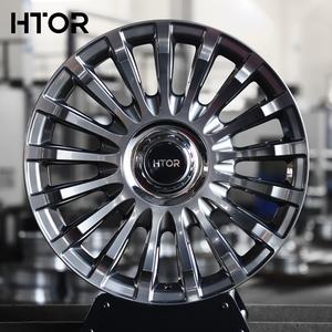 Rines HTOR de 20x9.5 Pulgadas 5x112 Forjados en Gris Metálico Estilo AMG para Autos, Compatibles con C63 E63 S580 GLE53 GLC63 GT53 EQS CLS - Product Image 1