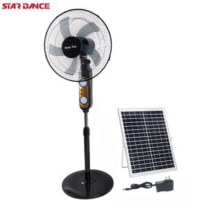 Ventilador de Pie Recargable de 16 Pulgadas, 18 Pulgadas, 16 Pulgadas Ajustable, con Control Remoto, de la Mejor Marca China, con Carga Solar y 3 Velocidades - Product Image 1
