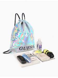 Mochila de Moda con Cordón Plateado Láser, Impermeable, de PU, con Cierre, para Viajes y Ocio, con Logotipo Personalizado y Bolsillo Interior con Cierre - Product Image 6