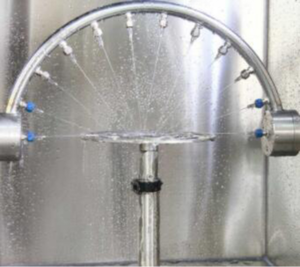 <span class=keywords><strong>IPX3</strong></span> IPX4 Regens prüh prüf kammer mit oszillieren dem Rohrs chritt motor für Außen beleuchtung und Abdichtung von Autoteilen - Product Image 2