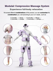 Precio de fábrica Un controlador se adapta a todos los masajeadores de aire Compresión Pierna Rodilla Masaje Vibrador Pierna Masajeador Calor Compresión de aire - Product Image 4