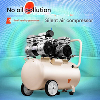 Compresseur d'air à piston Portable 550W avec pompe gonflable silencieuse 220V composant de moteur de noyau de peinture à bois sans huile en vente