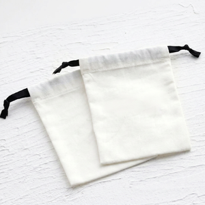 Custom Elegant Letter Pattern Reusable Silk Screen Printed Canvas Cotton Zipper Closure <b>Medium</b> <b>Size</b> Pouch <b>Bags</b> Stylish Shopping - Product Image 1