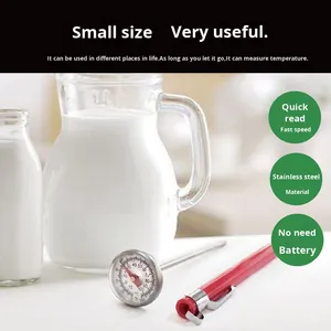 Thép không gỉ thực phẩm nướng nhiệt kế tùy chỉnh ODM hỗ trợ để đo cà phê <span class=keywords><strong>s</strong></span>ữa thực phẩm - Product Image 3