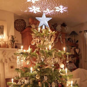 Ourwarm Wholesale Decoration Ornaments Led Christmas <strong>Tree</strong> Star <strong>Topper</strong> - Product Image 5