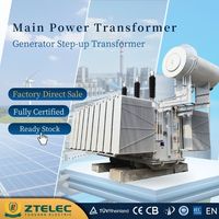 Transformateur triphasé à noyau de cuivre 132 kV 25 MVA 40 MVA pour projet EPC de grande envergure, utilisé pour les nouvelles énergies photovoltaïques