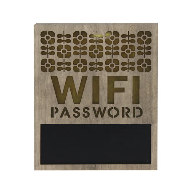 Wifi Password Sign Wood, Custom Wifi Plaque, Airbnb Guest Wifi, Home Wifi, Welcome Sign, Wifi Login with LED