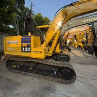 Excavatrice sur chenilles hydraulique Komatsu PC130 d'occasion, 13 tonnes, d'origine japonaise, à vendre