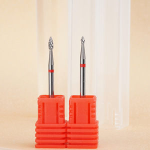 Fraise à ongles conique en carbure d'acier inoxydable de 3/32 pouces, grain F, pour manucure sécurisée en salon - Product Image 4