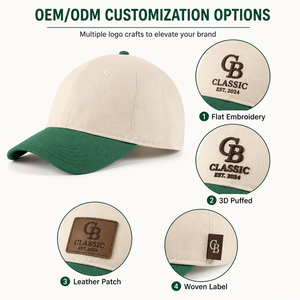 Casquette de baseball XXL personnalisée avec logo, 68 cm, coupe oversize, calotte profonde, 100 % coton sergé, <span class=keywords><strong>beige</strong></span> et vert contrastant, unisexe, argent et cuivre - Product Image 3