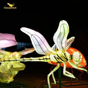 Linternas de Tela de Seda Tradicionales Chinas Grandes para Exteriores, Luces LED para Año Nuevo, Diwali, Acción de Gracias, Impermeables, para Fiestas - Product Image 2