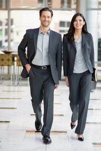 Jas Blazer Setelan Kerja Unisex Model Barat, Seragam Kantor, Blazer Profesional Dua Potong dengan Celana Panjang, Setelan Bisnis, Mantel Lengan Panjang - Product Image 4