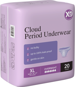 Mutandine Mestruali X9 per Donna, Assorbenti Igienici Usa e Getta, Protezione Mestruale Effetto Nuvola - Product Image 6