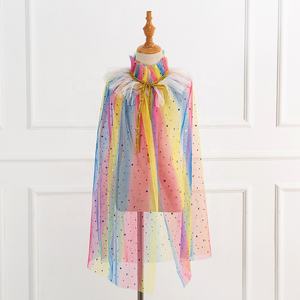 Cape de Noël pour filles, durable, en maille, à paillettes, en tulle, pour bébés et tout-petits, tenue de plage, cape de princesse - Product Image 3