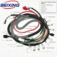 Connecteur de faisceau de câbles automobile/moto personnalisé BeiXing A00067, gaine en PVC, cuivre étamé, 16 conducteurs, indice de protection IP66, 1 m de long