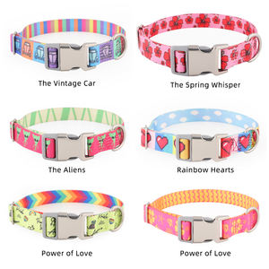 <span class=keywords><strong>Collar</strong></span> de adiestramiento para perros con logotipo personalizado, collares suaves y ajustables para mascotas, cinta de liberación rápida hecha por sublimación, <span class=keywords><strong>Collar</strong></span> impreso para mascotas - Product Image 5