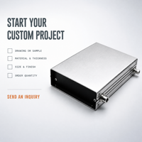Boîtier en aluminium sur mesure TZR, extrusion, usinage CNC, anodisation, boîtier d'instrument électronique de précision, fabrication OEM