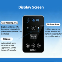 Lector de Control de Acceso JINGXIN con Pantalla OLED, Audio Opcional de 1W, Protocolo HTTP, HTTPS, MQTT, Código QR, para Edificios de Departamentos