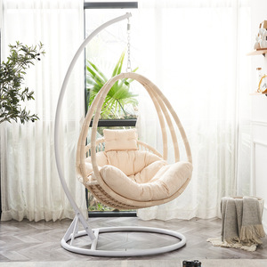 Modern Outdoor <b>Hanging</b> Swing <b>Chair</b> with Rocking Feature for Courtyard Park Garden Living Room Patio Swings - Product Image 3