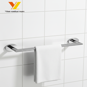 Porte-serviettes mural magnétique en laiton massif <span class=keywords><strong>pour</strong></span> hôtel moderne, barre simple, crochet, 60 cm, finition chromée, écologique, garantie 1 an - Product Image 1