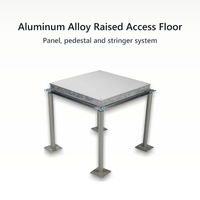 Lantai Terangkat Aluminium Solid Anti Statis ESD 600x600mm untuk Ruang Bersih Farmasi, Ruang Kontrol, Pusat Data, Gudang, OEM, ODM