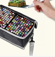 Yihuale — ensemble de stylos marqueurs permanent à double pointe, briquet résistant à l'eau et rechargeable, 262 couleurs