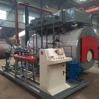 Chaudière à eau chaude à tubes de fumée WNS 1-4 tonnes, à haute efficacité, à basse pression, pour usage industriel, au charbon ou à biomasse, longue durée de vie - Meilleures ventes