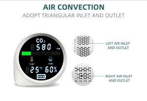 Detector de Dióxido de Carbono, Medidor de <span class=keywords><strong>CO2</strong></span>, Sensor Monitor de Qualidade do Ar, Monitor Portátil Mini WIFI NDIR <span class=keywords><strong>CO2</strong></span> para Uso Doméstico 110V-230V - Product Image 2