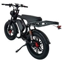 Vélo Électrique Tout-Terrain 48V 15AH Lithium Vintage Pneus Larges 2026 Longue Portée 50km Vélo Électrique de Commutation sur Route Cadre en Acier à Suspension Intégrale