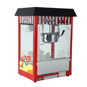 Máquina de palomitas de maíz comercial de 8OZ, fabricantes de palomitas de maíz de fábrica OEM, máquina de palomitas de maíz con hervidor de caramelo - Product Image 1