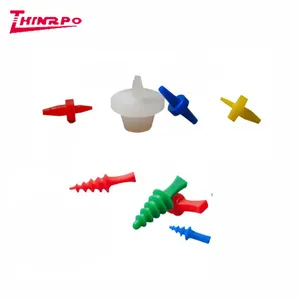Factory moulded waterproof silicone rubber end cap china manufacturer Tapered Silicone Rubber Cone Plug Stopper