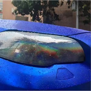 Faros Delanteros Láser de Nido de Abeja para Motocicleta, Lámpara Trasera de <span class=keywords><strong>Vinilo</strong></span>, Película Tintada Impermeable, 30cm x 10m - Product Image 5