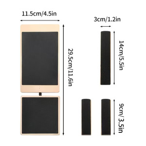Tabla de estiramiento de madera para pantorrillas, pedal de yoga para entrenamiento de pies, estirador de pies, tabla de equilibrio de una sola pierna para ballet, tabla de estiramiento de tendones - Product Image 1