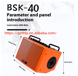 JOYO BSK40 Altavoz <span class=keywords><strong>de</strong></span> <span class=keywords><strong>Guitarra</strong></span> <span class=keywords><strong>para</strong></span> Actuaciones al Aire Libre, <span class=keywords><strong>Amplificador</strong></span> <span class=keywords><strong>de</strong></span> <span class=keywords><strong>Sonido</strong></span> Metálico Dedicado <span class=keywords><strong>para</strong></span> Tocar y Cantar - Product Image 2