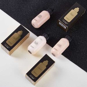 Flacon de fond de teint liquide miniature de luxe 30 ml 100 ml <span class=keywords><strong>Tube</strong></span> <span class=keywords><strong>en</strong></span> plastique PET Contenant à presser Flacon compte-gouttes vide pour fond de teint avec logo sur boîte - Product Image 5