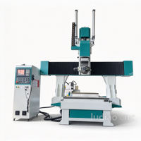Routeur CNC 5 axes robuste 1325 de type portique pour gravure et sculpture 3D sur bois et mousse, équipement de fraisage CNC