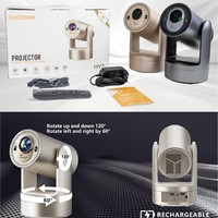 Kalobee Projecteur de cinéma maison intelligent HY7 transfrontalier 4K WIFI pour mise au point électrique Android 14 Nouvel écran en gros