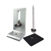 Kit de support de toit en aluminium en forme de L pour système de montage solaire, vente en gros directe d'usine Angels Solar