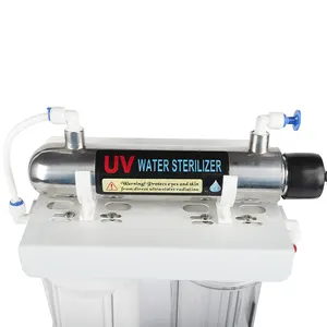 Ucuz yüksek basınçlı PP malzeme mikro iyon değişimi saf Tec yerli UV ışık ev su arıtma sistemi filtreleri dokunun