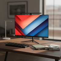 TOPWILLING 23.8 pouces IPS moniteur de PC de bureau HD 60hz 1080p écran d'affichage d'ordinateur LED avec VGA nouvelle résolution 1920x1080 sans contact