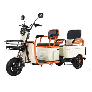 Triciclo Eléctrico de 800W y 8 Pulgadas Directo de Fábrica para Personas Mayores, Doble Fila de Pasajeros y Carga, Tipo Carrocería Abierta, Voltaje de 60V - Product Image 3