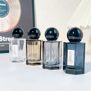 Luxury 50ml Hexagonal Glass Perfume Bottle Refillable <strong>Spray</strong> With Ball Cap for Cosmetic Fragrance - Product Image 3