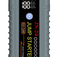 Démarreur de secours automobile OEM JN-24 avec courant de pointe de 4000A, lumière LED et sortie de charge USB-A pour camions