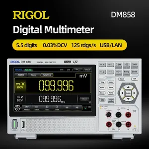 มัลติมิเตอร์ดิจิตอลแบบตั้งโต๊ะ RIGOL DM858/DM858E ความละเอียด 5.5 บิต 125 ค่า/80 ค่า ความแม่นยำ DCV 0.03%/0.06% อิเล็กทรอนิกส์ 500,000 - Product Image 2