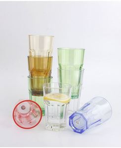 Gobelets, tasses et verres en acrylique PC incassable de 265/330/405/540/630 ml avec logo personnalisé pour thé, lait, jus, eau, vin, bière - Product Image 2