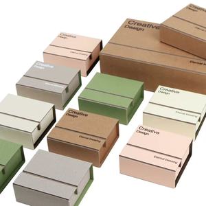 Sinh Thái Thân Thiện Gấp Hộp Đồ Trang Sức Tổ Chức Hiển Thị Cho Nhẫn Bông Tai Vòng Tay Dây Chuyền Mặt Dây Chuyền Quà Tặng Bao Bì Bán Buôn - Product Image 2