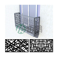 Panneaux muraux en métal en acier galvanisé et alliage d'aluminium au design moderne, motifs découpés au laser, résistants à l'eau et au feu pour toitures